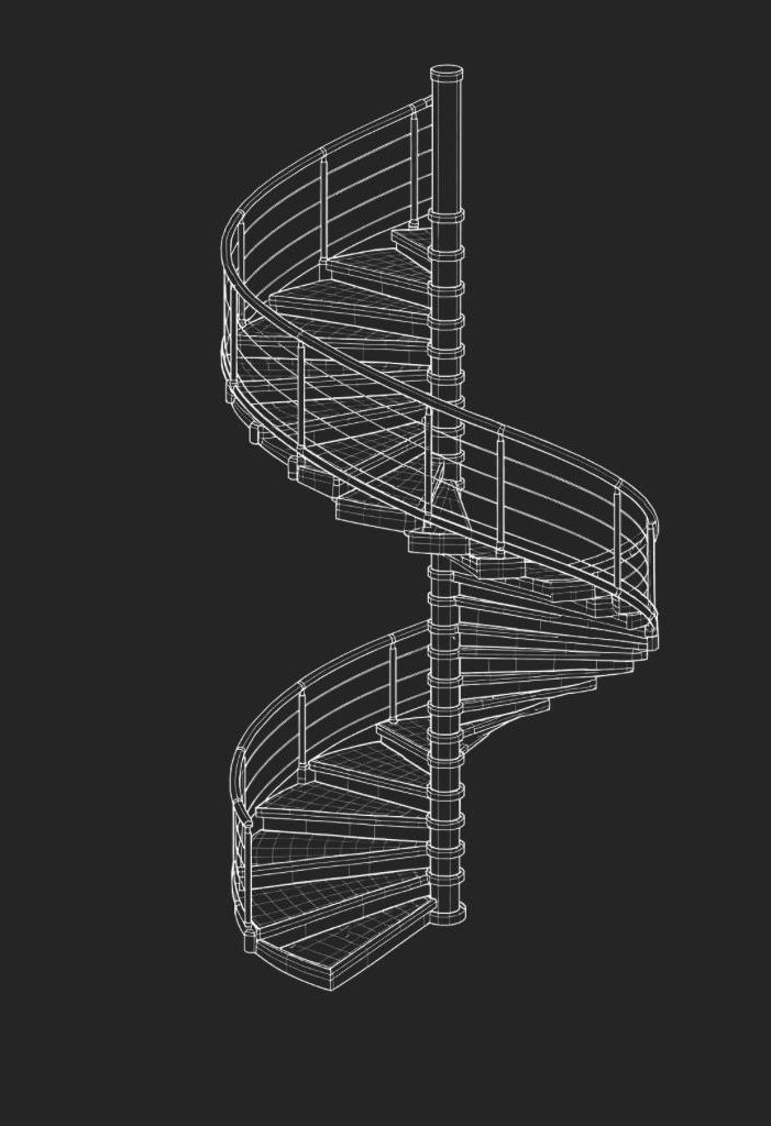Wendeltreppe Stahl- & Metallbau by Dominik RITTER dRit Engineering